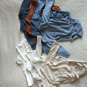 H&M newborn long sleeve onesies